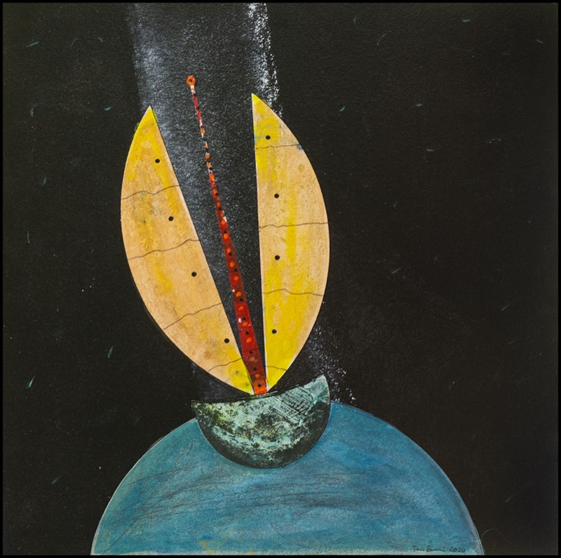 Toni Zanussi_RItratto nello studio sul Monte Stella (Tarcento, Udine)