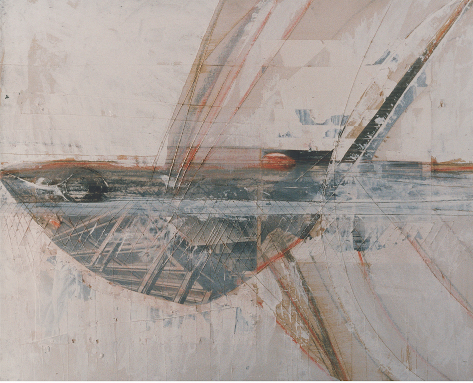 Fossile ,1986 - acrilici - cm 7x88 