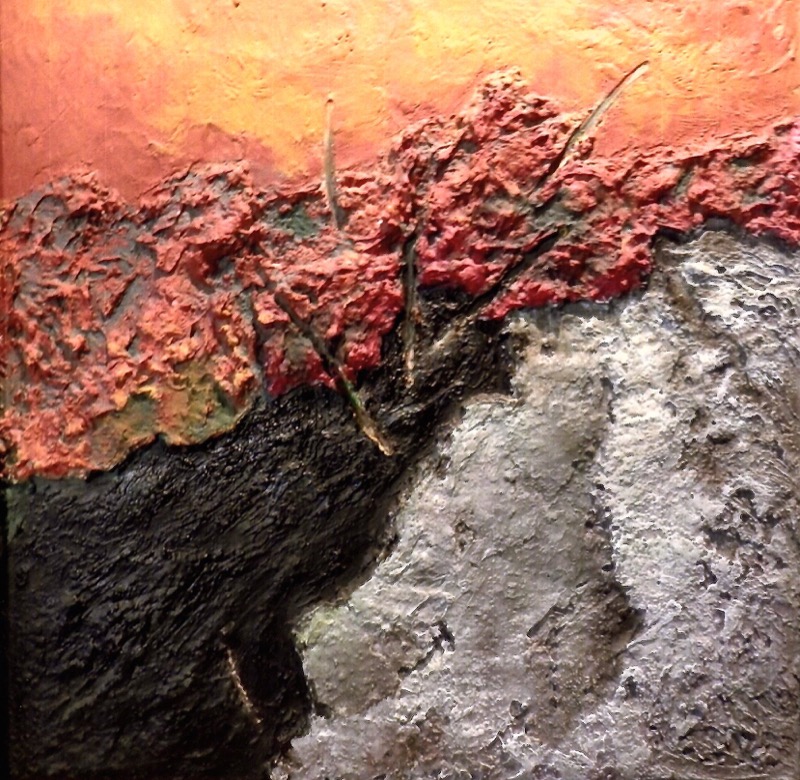 Espressione carsica_01, 2013 _ 2016 - tecnica mista - cm. 50x50