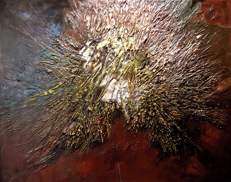 Espressione carsica_06, 2013 _ 2016 - tecnica mista - cm. 80x100