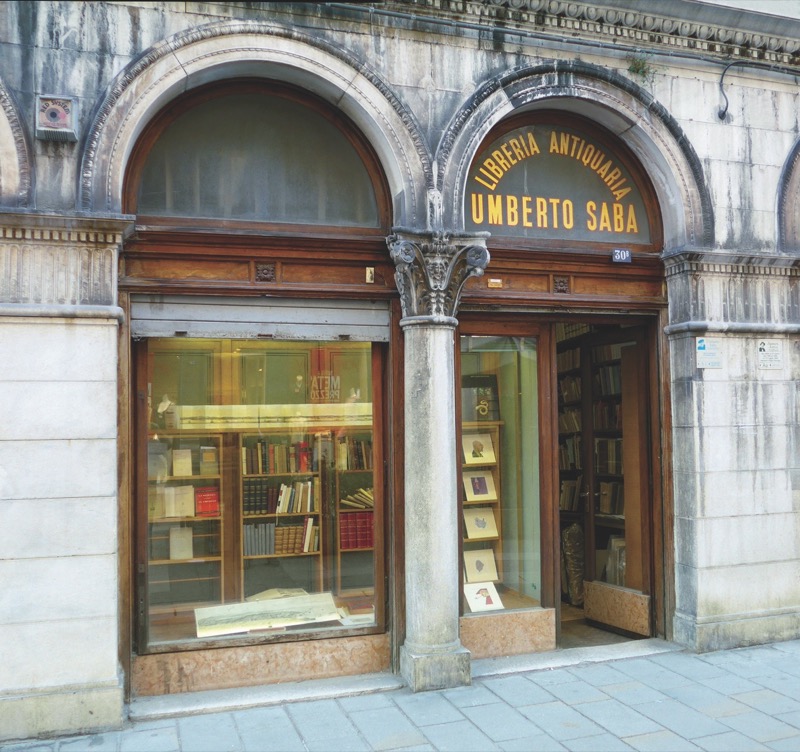 La libreria del poeta a Trieste in via S. Nicolò 30 (dal libro Umberto Saba. Trieste, ed. MGS Press, autore Renzo S. Crivelli)