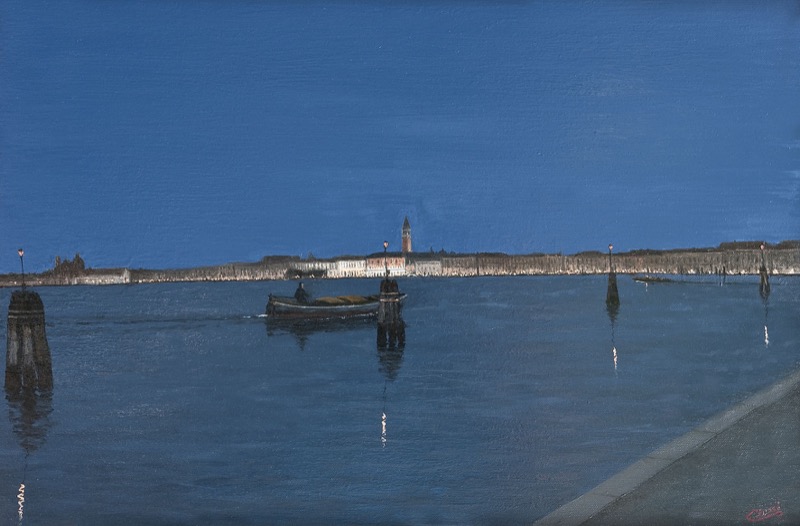 Veduta di Venezia, 2015 - olio su tela - cm 40x60