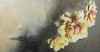 Blumen 1, 2014 - cm 180x100 - tecnica mista