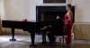 Il M° Sivio Donati al pianoforte con Karin Kofler