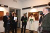 4 novembre 2013: inaugurazione Galleria Dora Bassi, da sin il Ettore Romoli Sindaco di Gorizia, arch. Marianna Accerboni, Tommaso Cosolo, Edith kocjan (ph Emanuela Masseria)