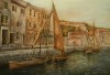 Illustrazioni e dipinti di furio bomben all’antico caffè stella polare di trieste