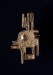 Pendente /spilla, 1999 - argento dorato (fusione nell'osso di seppia) - cm 6,7x3,7