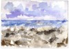Mare in tempesta, 2008 - acquerello - cm 26x36