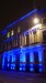 Il mare di Trieste illumina la facciata dell'Istituto Italiano di Cultura di Bruxelles