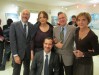 Da sin. Giorgio Perini, esperto Regioni alla Rappresentanza d’Italia presso l’UE,  arch. Marianna Accerboni, Flavio Tossi, Presidente Ass. Giuliani nel Mondo di Bruxelles, Luisa Poclen e Giulio Papa, attuali responsabili ad interim Ufficio di collegamento FVG