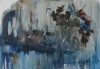 Vasi in azzurro  -  2010 olio su tela cm. 100 x 70