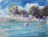 Costa azzurra n. 2 - 2011 olio su tela cm. 100 x 70