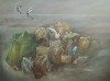 Le cose rifiutate, 2003 - olio su tela - cm. 200 x 150