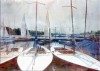 Regina Porip - Spiaggia portuale - 2011 - cm. 120x080 - computergraphic su tela