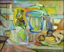 Piccolo cantiere, 1946 - olio su tela - cm 66x54