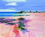 La spiaggia rosa, 2015 - olio su tela - cm 70x60