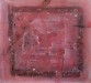 Caos rosso, tecnica mista su carta finlandese, cm 80x90, 2009